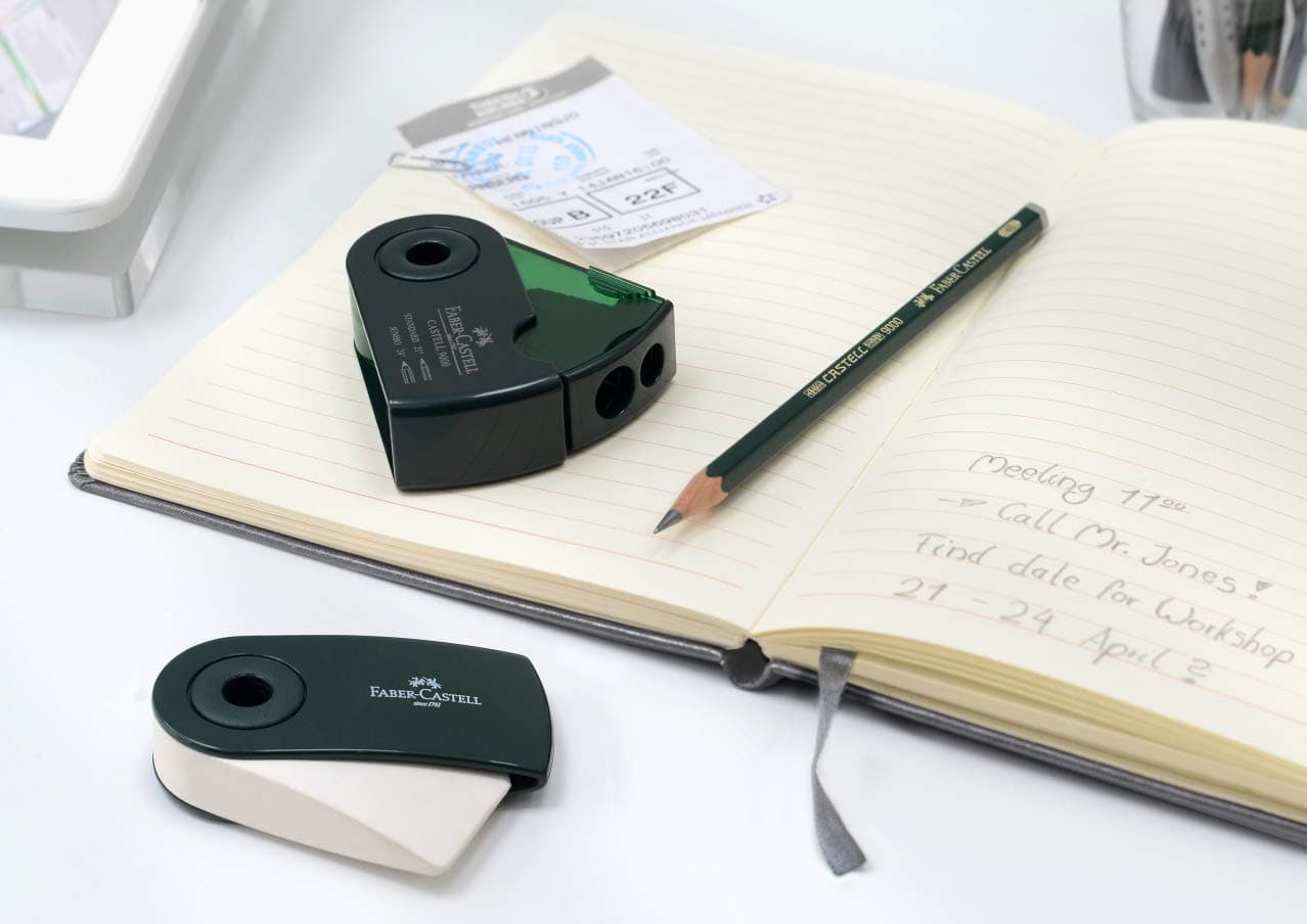 Faber-Castell, Castell 9000 2B, Top-Quality Graphite Pencil for Writing, Drawing and Sketching, Green thumbnail 2