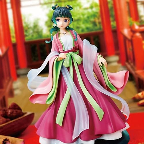 MABAIUDE Maomao Figure Statue Maomao Garden Party Figure, 18cm Pink Dress Mao Mao Figures Model 1/7 Scale Anime Figurine Decoration Gifts 7.08'' thumbnail 2