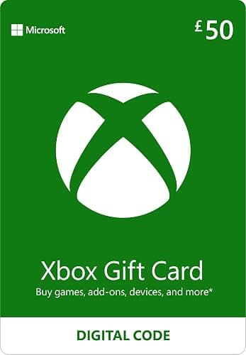 Xbox Gift Card | 50 GBP | Digital Voucher | Xbox One, Series S|X & Windows | (Download Code) - Image 1