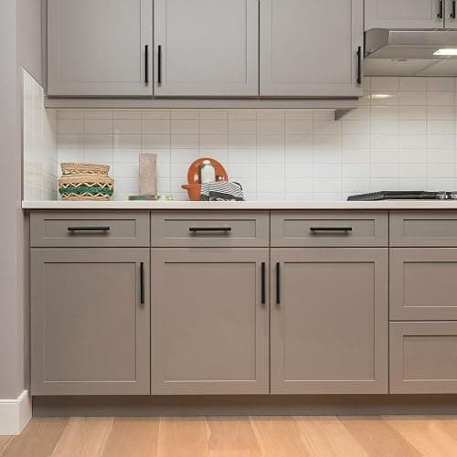 Ravinte 18 Pack | 5 inch Cabinet Pulls Matte Black Stainless Steel Kitchen Drawer Pulls Cabinet Handles 5 inchLength, 3 inch Hole Center thumbnail 6