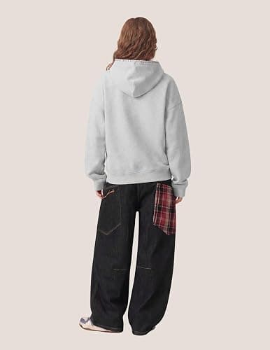 Aelfric Eden Dog Graphic Hoodies Unisex Oversized Dachshund Pullover Hoodie Y2k Streetwear Hooded Sweatshirt thumbnail 4