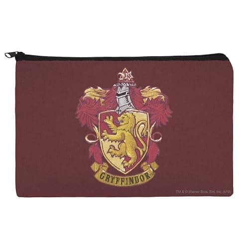 GRAPHICS & MORE Harry Potter Gryffindor Cosmetic Bag - Travel - Natural - Image 1