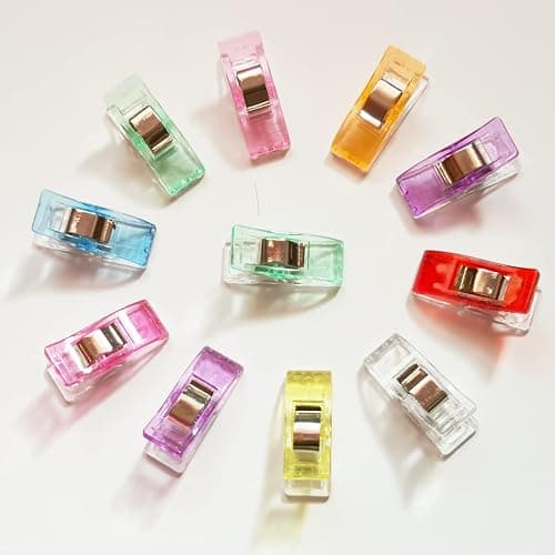 Otylzto Sewing Clips, 100 Pcs with Plastic Box, Premium Quilting Clips for Supplies Crafting Tools, Assorted Colors Plastic Clips for Crafts,Sew Clip,Sew Clips,Sewing Notions thumbnail 4