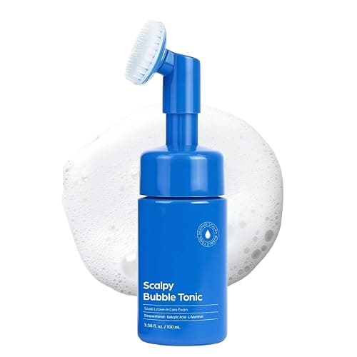 Seapuri Bubble Tonic | Leave-In Scalp Exfoliator Foam for Oily, Sweaty, or Itchy Roots | Clears Buildup & Sweat with No Residue | Cooling Relief with Menthol & Salicylic Acid | Korean Hair Care Detox - Image 1