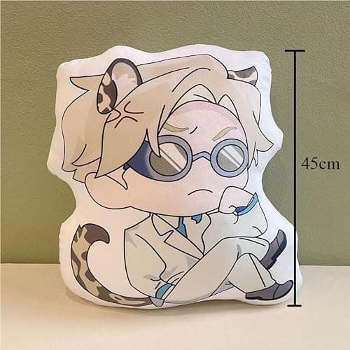 QAHEART JJK Plush Figure Nanami Kento Throw Pillow 45cm Anime Soft Figure JJK Hug Pillow Cushion Home Sofa Decoration Collectible Gifts for Fans thumbnail 2