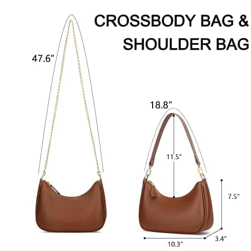 KKXIU Shoulder Bag for Women Cute Hobo Purses and Handbags Retro Clutch Underarm Purse thumbnail 6