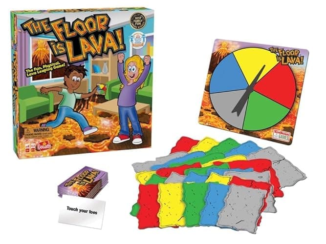 The Original The Floor is Lava! Game by Endless Games - Interactive Game For Kids And Adults - Promotes Physical Activity - Indoor And Outdoor Safe - Classic Edition thumbnail 3