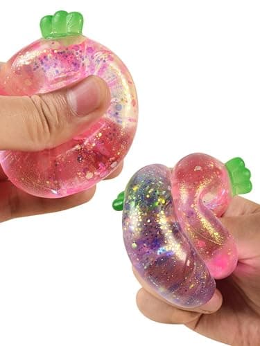 FQZWONG Birthday Party Favors Always Returns to Its Square Shape Squeeze Ball Set Stress Relief & Fidget for ADHD Sensory Squeeze Stress Balls Increase Entertainment Ages 3 and Up thumbnail 5