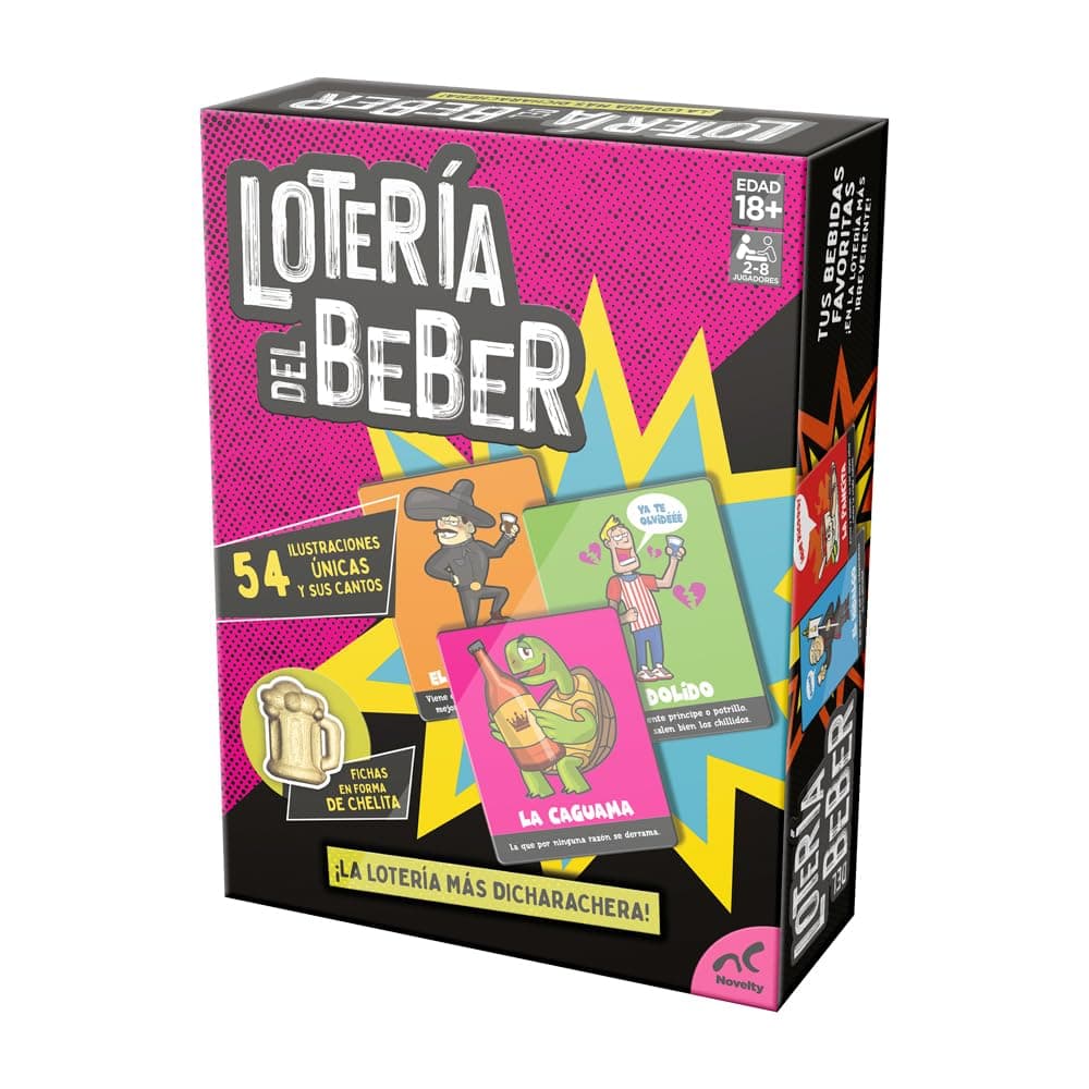Novelty Corp - Juego De Fiesta Loteria del Beber thumbnail 3