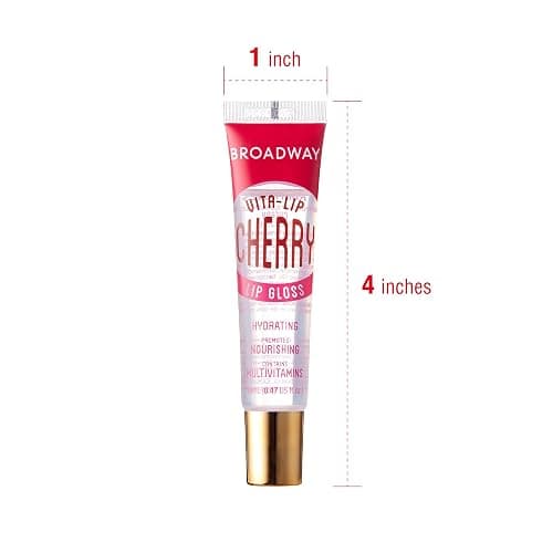 Ruby Kisses Broadway Vita-Lip Clear Lip Gloss 6pcs (Cherry), Ultra-Hydrating & Soothing Formula with Vitamin Oils, High-Shine Non-Sticky Finish, Healing Glossy Lip Balm Locks in Moisture thumbnail 4