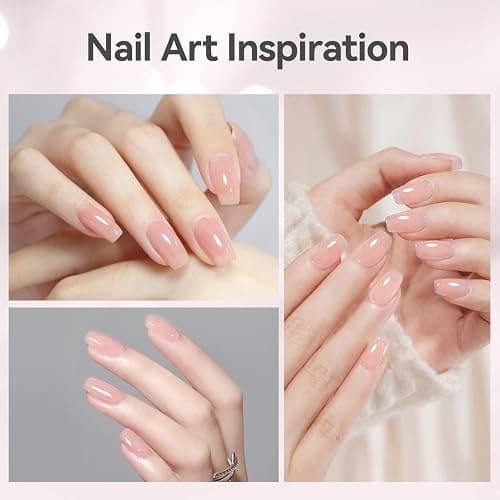 Born Pretty Builder Gel for Nails,8-in-1 Cover Pink Builder Nail Gel | for Nail Apex and Gel Extension Strengthener,Nail GLue Gels Hard Gels Base Rhinestone Nail Glue Gel in a Bottle 15ml thumbnail 8