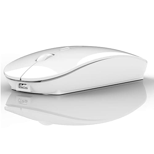 PEIBO Bluetooth Wireless Mouse for Laptop mac MacBook ipad MacBook air MacBook pro pc Desktop Computer Windows Chromebook Notebook (White) thumbnail 9