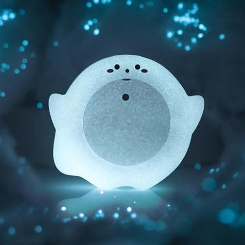 BUBBLELOGUS Cute Protective Case for GO Plus+, Soft Luminous Silicone Cover Shell with Cloud Charms and Adjustable Wrist Strap - White Ghost thumbnail 6
