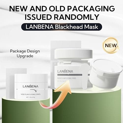LANBENA Blackhead Remover - Peel Off Mask for Nose & Face, Blackhead Removal Kit 1.05oz thumbnail 9