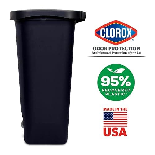 trash can w/ pedal and lid thumbnail 3