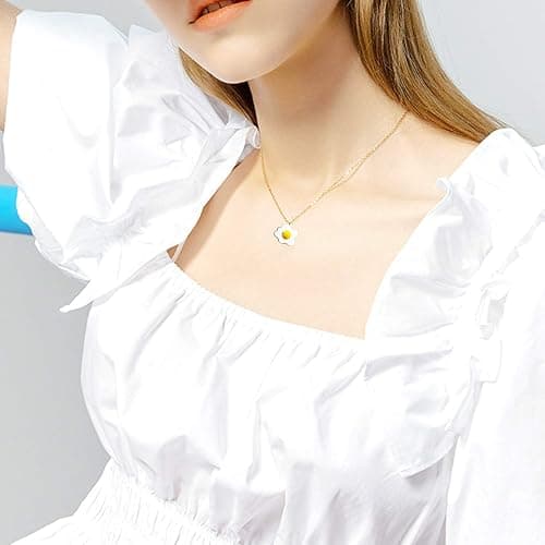 Honbay 20PCS Enamel Alloy Fried Eggs Pendant DIY Craft Jewelry Making Accessory thumbnail 5