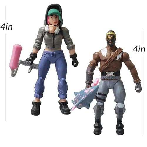 Myatou 8-Piece Video Game Action Figures Set Cake Toppers,with Weapons Toy Figurines Set for Game Fans Gifts Home Decorations thumbnail 5