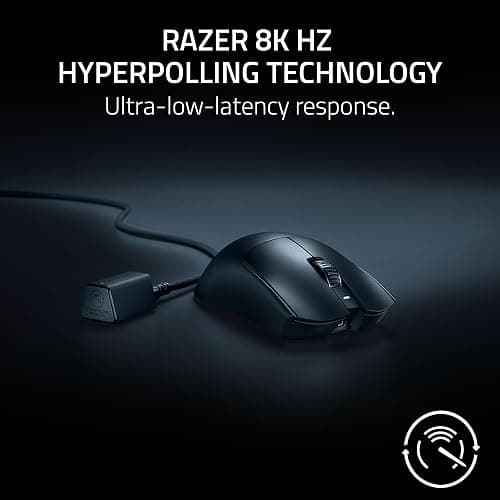 Razer Viper V3 Pro Wireless Esports Gaming Mouse: Symmetrical - 54g Lightweight - 8K Polling - 35K DPI Optical Sensor - Gen3 Optical Switches - 8 Programmable Buttons - 95 Hr Battery - Black thumbnail 5