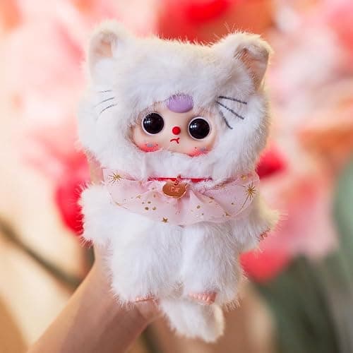 WINKLOORI Baby Three Whose Cat Am I Series Plush Blind Box (1 of 12 Possible Styles) Cute Figures Collectible Toys Birthday Gifts (1Pc BlindBox) thumbnail 2