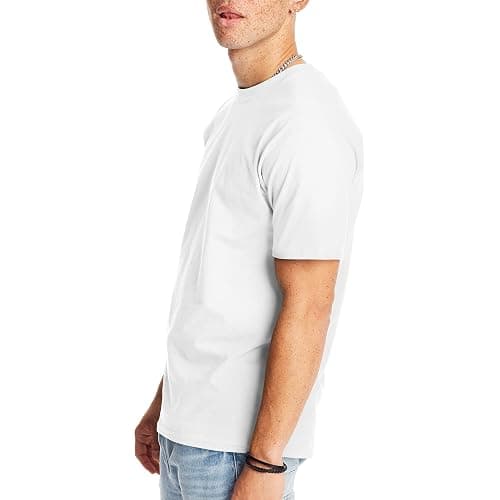 Hanes Men's Beefy-t T-Shirt, Heavyweight Cotton Tee, 1 Or 2 Pack, Big & Tall thumbnail 4