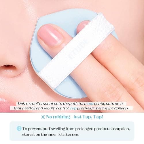 ETUDE Sebum Soak Jelly Pressed Powder makeup setting powder oil control, matte finish for oily and combination skins | perfect for Coachella & Festival Essentials thumbnail 7