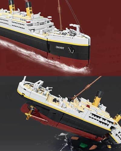 dOvOb Titanic Model Building Blocks Set, 2022 Pieces Bricks, Compatible with Major Brands thumbnail 8