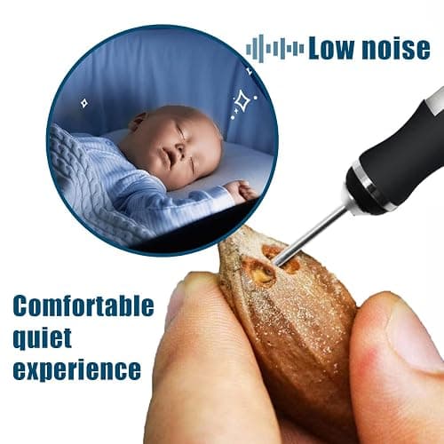 USB Rechargeable Micro Engraver Etching Pen,25W Mini Electric Engraving Tool,Portable Precision Engraving Pen with 35bits for DIY Jewelry Glass Wood Ceramic Metal Plastic thumbnail 4
