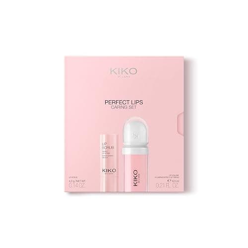 KIKO Milano Perfect Lips Caring Set, Skincare Set: 1 Lip Scrub And 1 Perfecting Lip Cream - Image 1