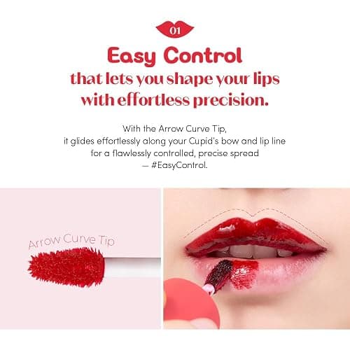 ETUDE Dear Darling Peel Off Lip Stain (Cherry Crack) – Teen girl gifts, Hydrating Hydrogel Tint, Fruity scent, Long Lasting & Waterproof, High Pigment, Easy Peel Off, All‑Day Color Lip Tattoo thumbnail 4