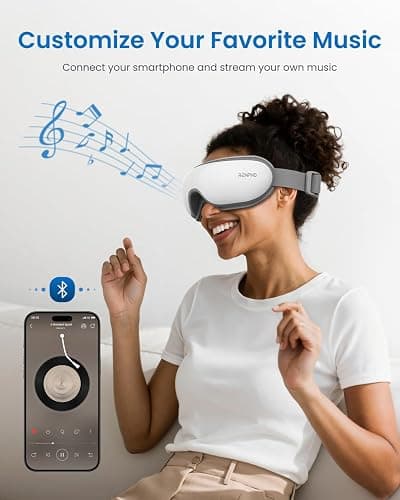 RENPHO Eye Massager with Heat Christmas White Elephant Birthday Gifts for Women Mom, FSA Eligible HSA Eye Mask for Migraine,Sleep Mask for Dry Eyes Relax, Reduce Strain for Men Dad Her Him Eyeris 1 thumbnail 5