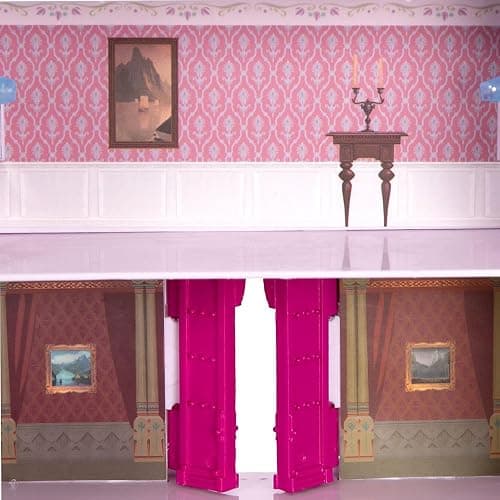 DISNEY STORE Official Frozen Castle Micro Play Set, Micro Toy Set Includes Elsa, Anna & Olaf Micro Figures, Travel Toy Portable Playset with Handle, Travel Toys with Surprise Reveals thumbnail 5