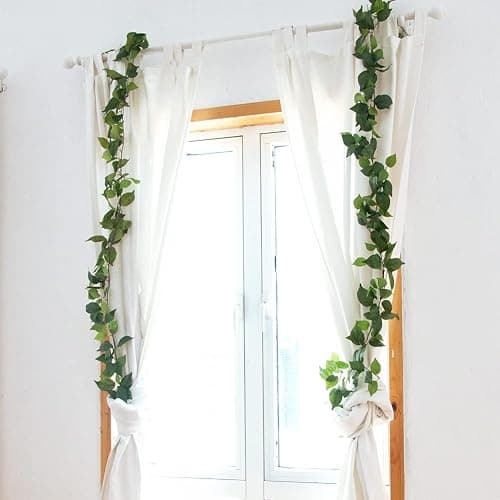 Apeair 3Pcs Artificial Greenery Ivy Vines Kit, 6FT Odorless Silk Ivy Garland, Green Leaves Fake Hanging Plants, for Boho Decor, Home, Classroom, Wall, Party and Wedding Decoration thumbnail 6
