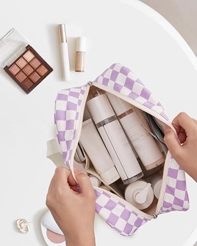 Full Size Toiletry Bag Large Cosmetic Bag Travel Makeup Bag Organizer for Women thumbnail 3