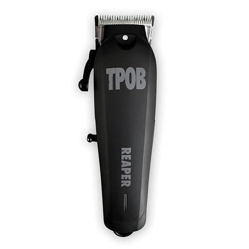 TPOB Slime 2 Black Clipper Trimmer Shaver Set Barber Hair Clippers for Men 6800 RPM with Rubber Case thumbnail 7
