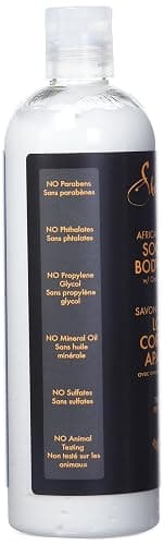 Shea Moisture Soothing Body Lotion for dry skin African Black Soap paraben free 384 ml thumbnail 4