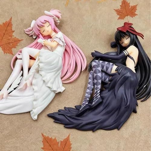 YLQANONG KanameMadoka Figures Anime Akemi Homura Figure Statues PVC Kaname Madoka Anime Action Figurine 5.51IN thumbnail 2