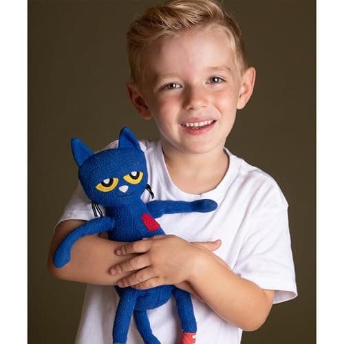MerryMakers Pete the Cat Plush Doll, 14.5-Inch , Blue thumbnail 6