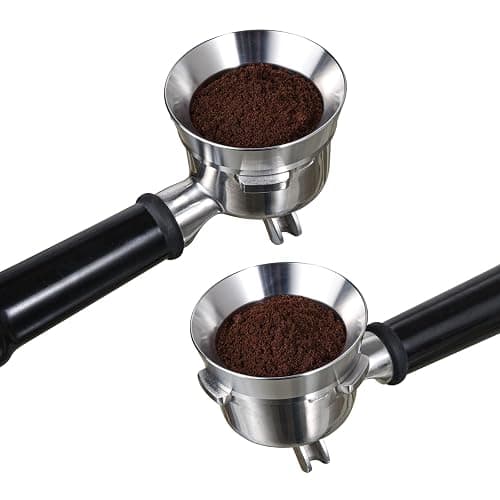 54mm Magnetic Dosing Funnel V2, MATOW Stainless Steel Espresso Dosing Ring with 8 Magnets Compatible with Breville 54mm Portafilter thumbnail 3