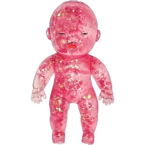 Glitter Doll Squishies Stress Ball, Squishy Babies Sensory Fidget for Stress Relief, Soft Cute Squeeze, Portable Desk Decor & Relaxing Gift for Adults (Pink) thumbnail 7