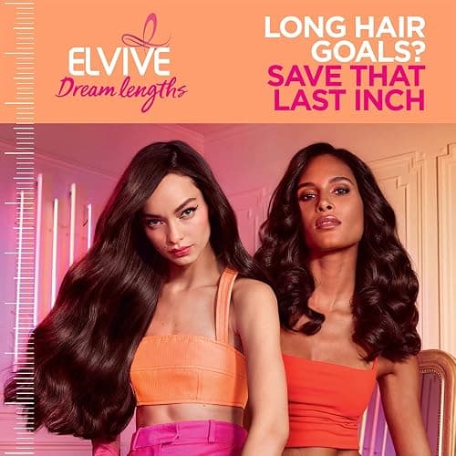 L'Oreal Paris Elvive Dream Lengths No Haircut Cream Leave In Conditioner, 6.8 fl. oz. thumbnail 3