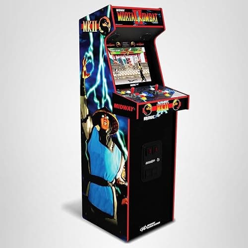 ARCADE1UP Mortal Kombat II Deluxe Arcade Machine, 14 Games | Gaming Cabinet with Real Feel Joysticks and Buttons, 17-Inch Color Screen thumbnail 6