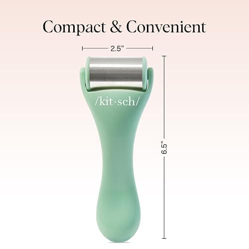 Kitsch Ice Roller for Face – Stainless Steel Face Ice Roller to Reduce Puffiness, Redness & Headaches – Cooling Facial Roller for Skin Care, Irritation Relief & Spa-Like Experience at Home - Mint thumbnail 5