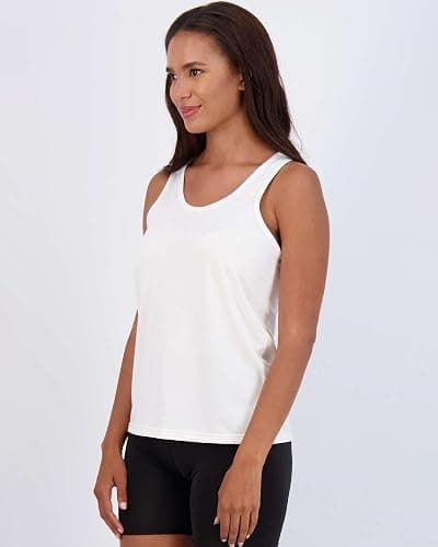 Real Essentials 5 Pack: Women's Racerback Tank Top Dry-Fit Athletic Performance Yoga Activewear (Available in Plus Size) thumbnail 3