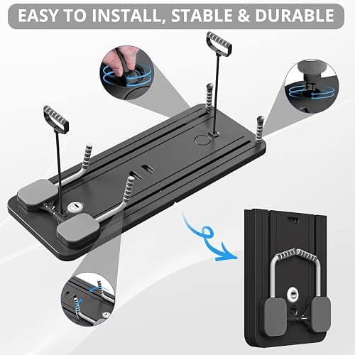 JANUA Pilates Board - Pilates Reformer Set, Multi-Purpose Foldable Pilates Reformer Board for Home, 5 in 1 Pilates Sliding Board thumbnail 6