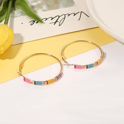 BVGA Teacher Earrings for Women Book Pencil Hoop Earrings Teacher Jewelry Appreciation Gifts Back to School Outfits Accessories thumbnail 6