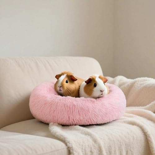 Tierecare Bunny Bed Rabbit Hideout Large Soft & Comfortable Small Animal Bedding Cozy Bed Mat Warm Hideaway Cage Accessories for Guinea Pig thumbnail 6