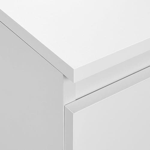 Yaheetech Nightstand with 3 Drawers, Wooden Bedside Table with Storage, Small Bedside Storage Cabinet Unit with Sturdy Base for Bedroom/Small Space, White thumbnail 8