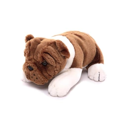 Plushland Realistic Stuffed Animal Toys Puppy Dog, Holiday Plush Figures for Kids, Babies to Play with (10") - Image 1