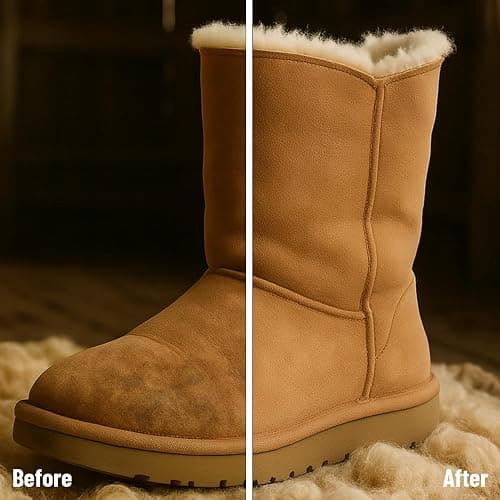 Suede & Nubuck Cleaner Foam 150ml for Shoes, Boots, Sandals, Trainers | Clean & Protect Dirt & Stains | Includes 3 Sided Suede Brush & Cleaning Cloth thumbnail 3