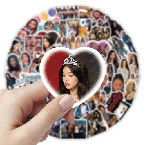 60Pcs Katseye Merch Stickers Pack, Waterproof Vinyl Decals for Water Bottle Laptop Bumper Skateboard Water Bottles Phone thumbnail 3